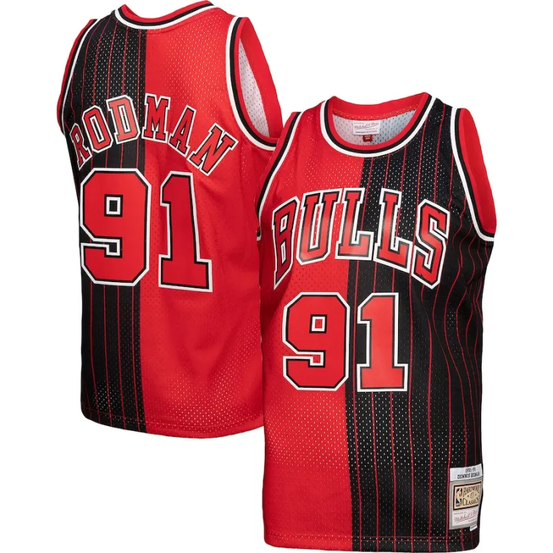 Dennis Rodman Chicago Bulls 1995-96 Split Swingman Trikot