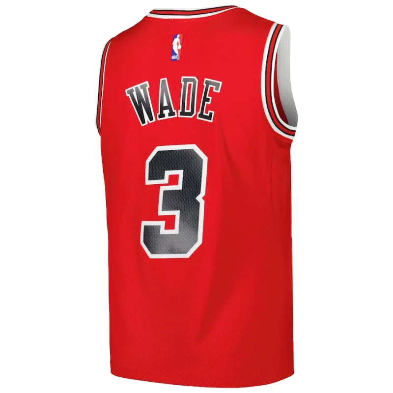 Dwyane Wade Chicago Bulls Mitchell & Ness 2016/17 Klassische Edition Swingman-Jersey - Rot