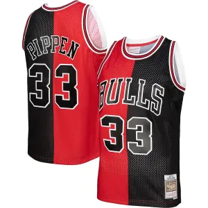 Maglia Scottie Pippen Chicago Bulls Mitchell & Ness Big & Tall Hardwood Classics 1997/98 Split Swingman