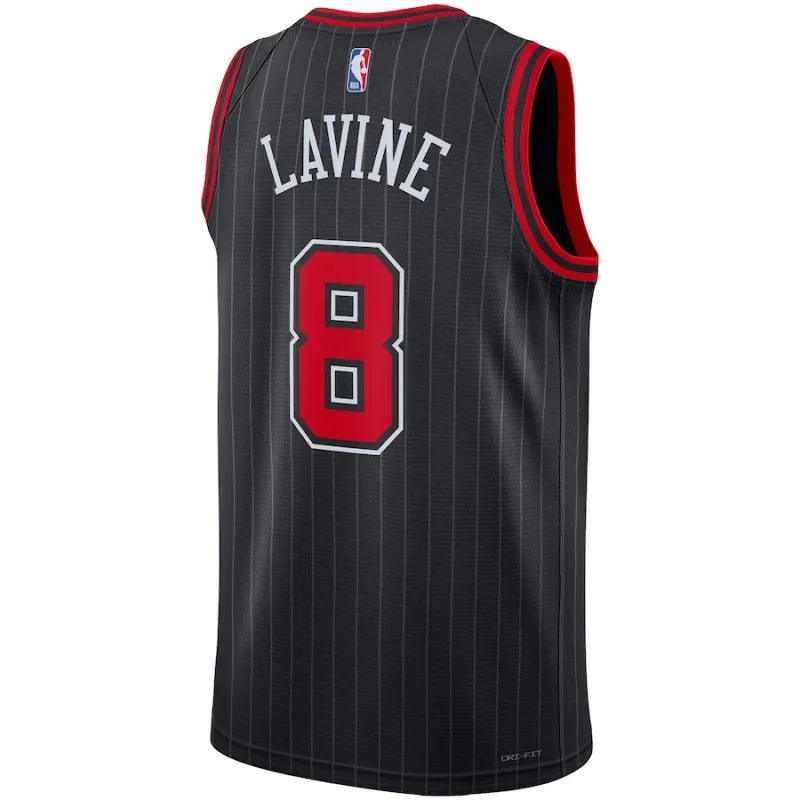 Zach LaVine Chicago Bulls Jordan Brand Unisex Swingman-Jersey - Statement Edition - Schwarz