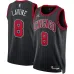 Zach LaVine Chicago Bulls Jordan Brand Unisex Swingman-Jersey - Statement Edition - Schwarz