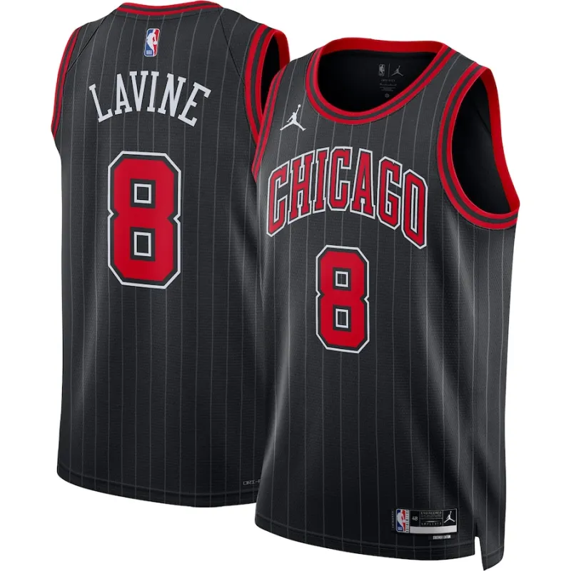 Zach LaVine Chicago Bulls Jordan Brand Unisex Swingman-Jersey - Statement Edition - Schwarz