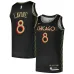 Zach LaVine Maillot du joueur Swingman Nike des Chicago Bulls - Édition Ville - Noir