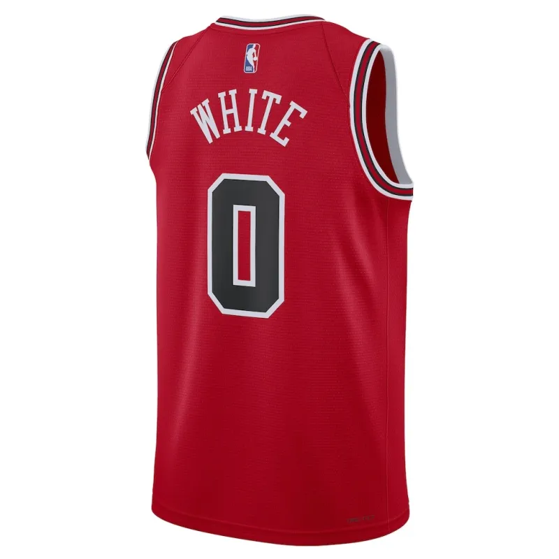 Chicago Bulls Coby White Swingman Trikot - Icon Edition - Rot