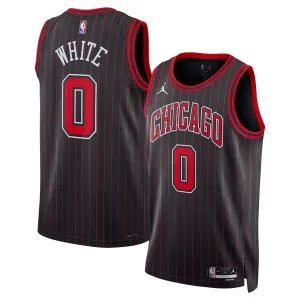 Chicago Bulls Maglia Swingman Coby White - Edizione Statement - Nera