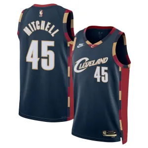 Cleveland Cavaliers Maglia Swingman Donovan Mitchell - Edizione Classica - Blu Marino