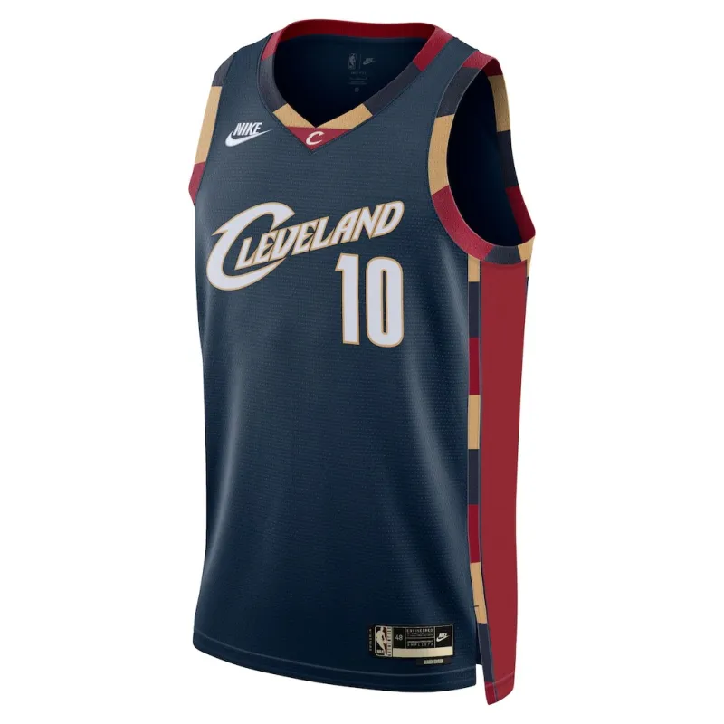 Cleveland Cavaliers Maillot Swingman Darius Garland - Édition Classique - Bleu Marine