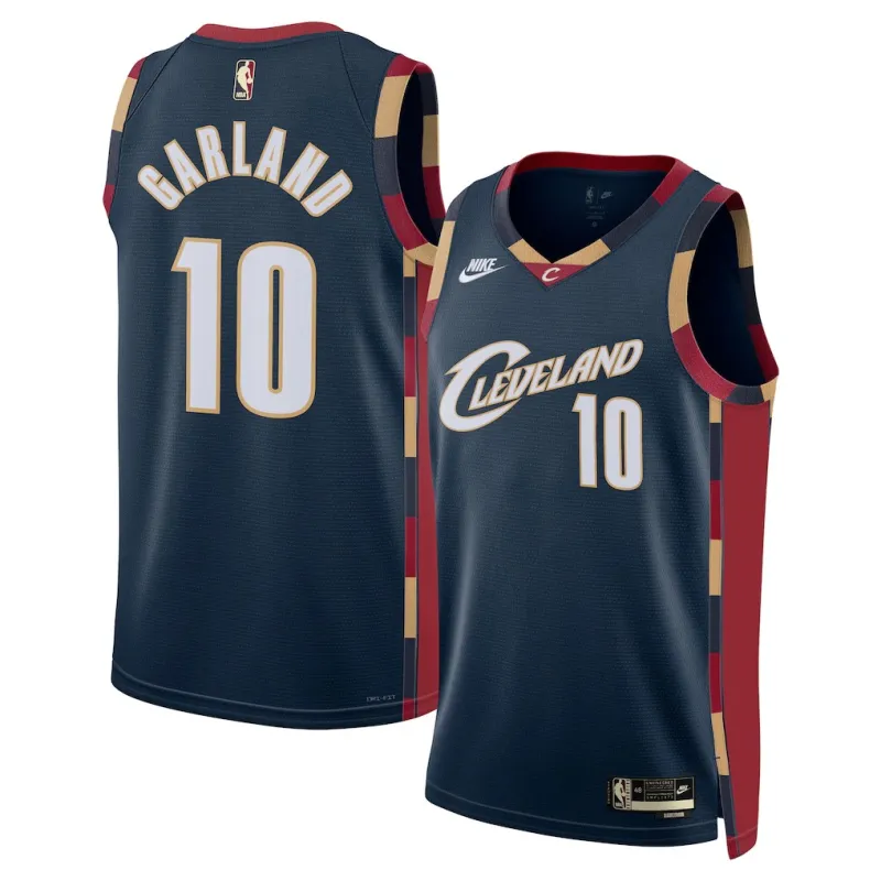 Cleveland Cavaliers Maillot Swingman Darius Garland - Édition Classique - Bleu Marine
