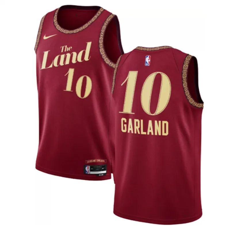 Darius Garland's Jersey, Cleveland Cavaliers 2023/24 - City Edition - Rot