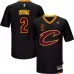 Kyrie Irving, Cleveland Cavaliers - Edición Swingman de mangas negras - Negro