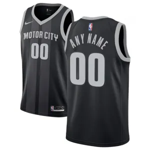Stile personalizzato, Detroit Pistons, 2018/19 - Edizione Città - Nero
