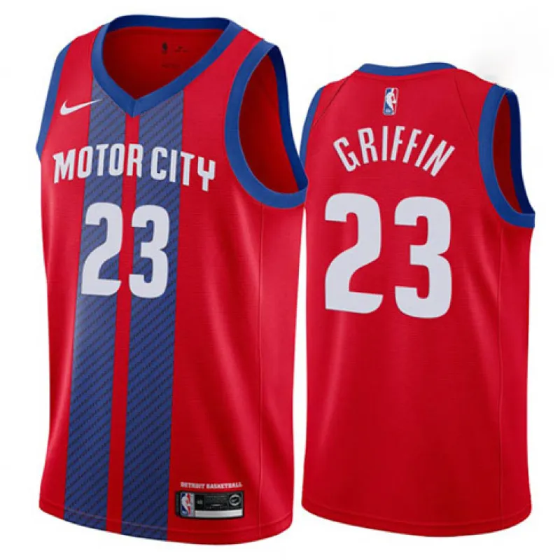 Blake Griffin, Detroit Pistons, 2019/20 - Stadtausgabe - Rot