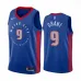 Le maillot de Jerami Grant, les Detroit Pistons, 2020/21 - Édition Ville - Bleu