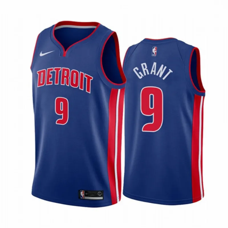 Jerami Grant, Detroit Pistons, 2020/21 - Edición Ícono - Azul