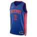 Cade Cunningham, Camiseta Swingman unisex de los Detroit Pistons - Edición Ícono - Azul