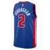 Cade Cunningham, Camiseta Swingman unisex de los Detroit Pistons - Edición Ícono - Azul