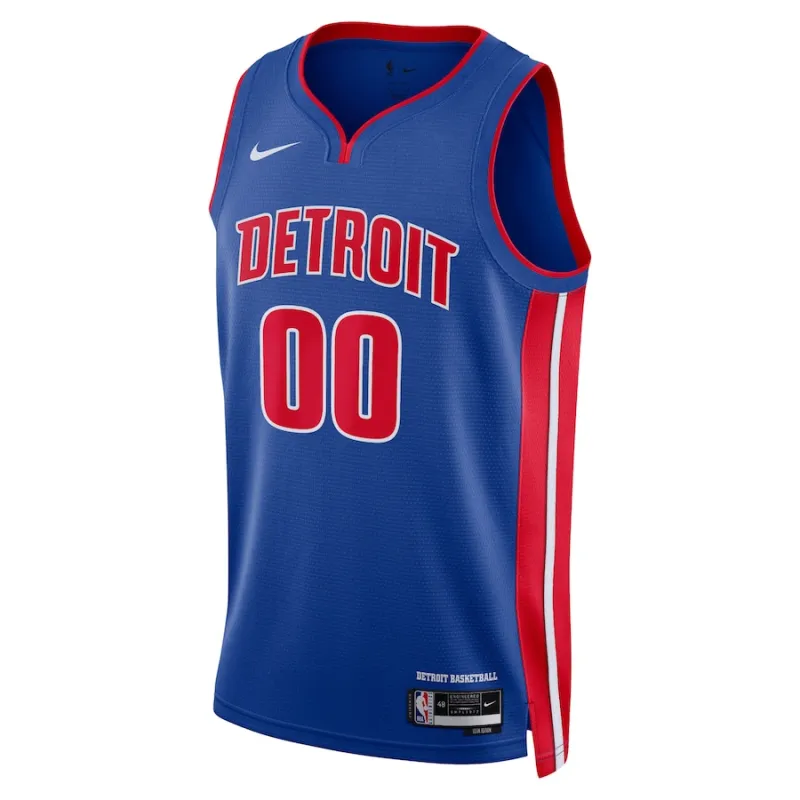 Detroit Pistons Unisex Swingman Custom Jersey - Icon Edition - Blue