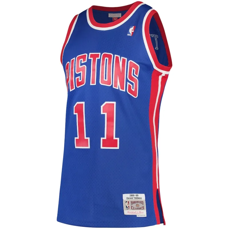 Isiah Thomas Detroit Pistons Mitchell & Ness Edición Clásica 1988/89
