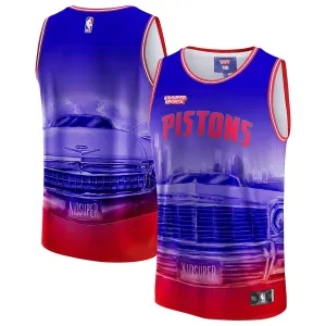 Detroit Pistons NBA e KidSuper Studios di Fanatics Maglia della città natale unisex - Rosso