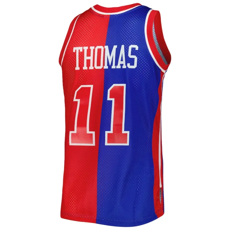 Camiseta Isiah Thomas Mitchell & Ness Retro Classic 1988/89 Split Swingman