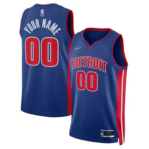 Detroit Pistons Maglia personalizzata Diamond Swingman 2021/22 - Edizione Icona - Blu