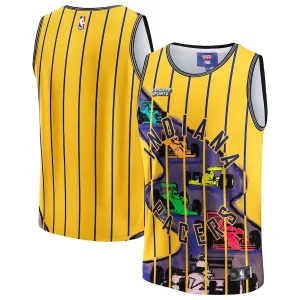 Indiana Pacers, NBA e KidSuper Studios Maglia di casa unisex - Oro