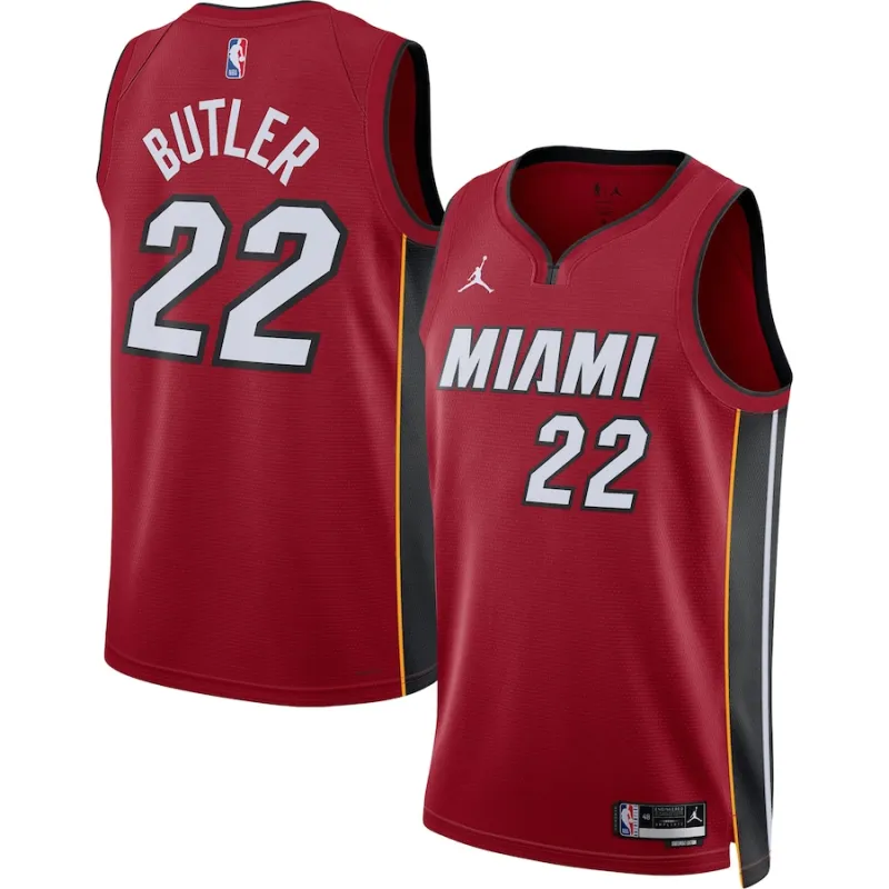 Maillot Jimmy Butler Miami Heat Jordan Brand unisexe Statement Swingman