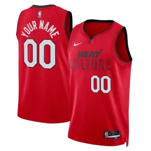 Maglia Miami Heat unisex personalizzata 2024/25 City Edition Swingman