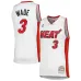 Dwyane Wade, Maillot Swingman de l'édition classique 2005/06 des Miami Heat de Mitchell & Ness - Blanc