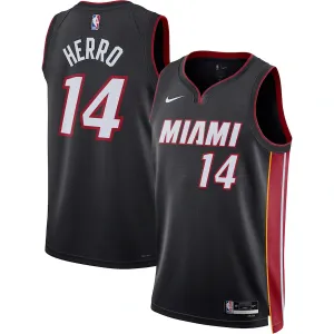 Tyler Herro, Maillot Swingman uni-sexe des Miami Heat - Édition Icône - Noir