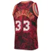 Maillot Alonzo Mourning Miami Heat Mitchell & Ness 1996/97 Hardwood Classics Nouvel An lunaire