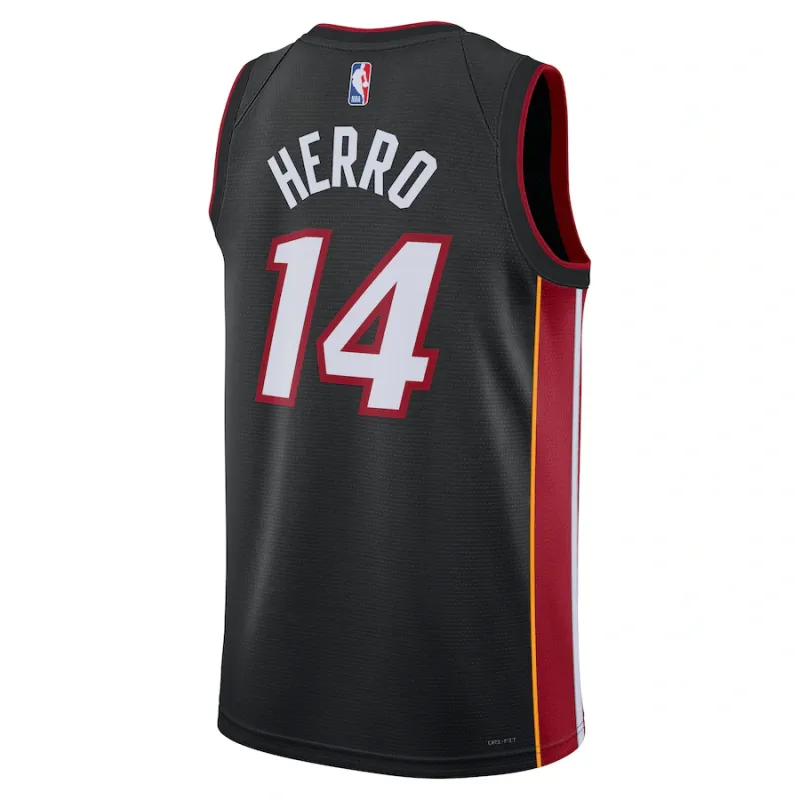 Tyler Herro, Miami Heat Unisex Swingman-Trikot - Icon-Edition - Schwarz