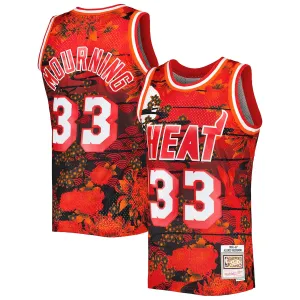Maglia Alonzo Mourning Miami Heat Mitchell & Ness 1996/97 Hardwood Classics Capodanno lunare