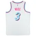 Miami Heat Maillot Swingman Dwyane Wade - Blanc