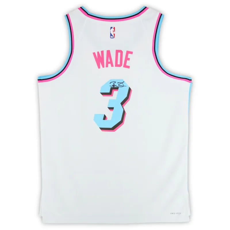 Miami Heat Maillot Swingman Dwyane Wade - Blanc