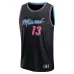 Miami Heat Bam Adebayo 2025/26 Swingman Trikot - Stadtedition - Schwarz