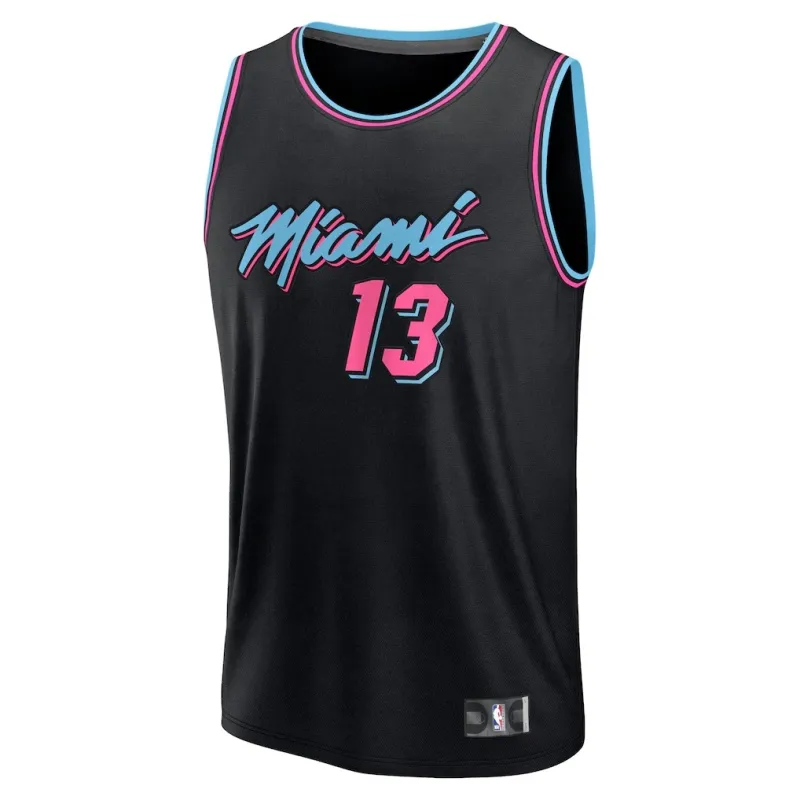 Miami Heat Bam Adebayo 2025/26 Swingman Trikot - Stadtedition - Schwarz