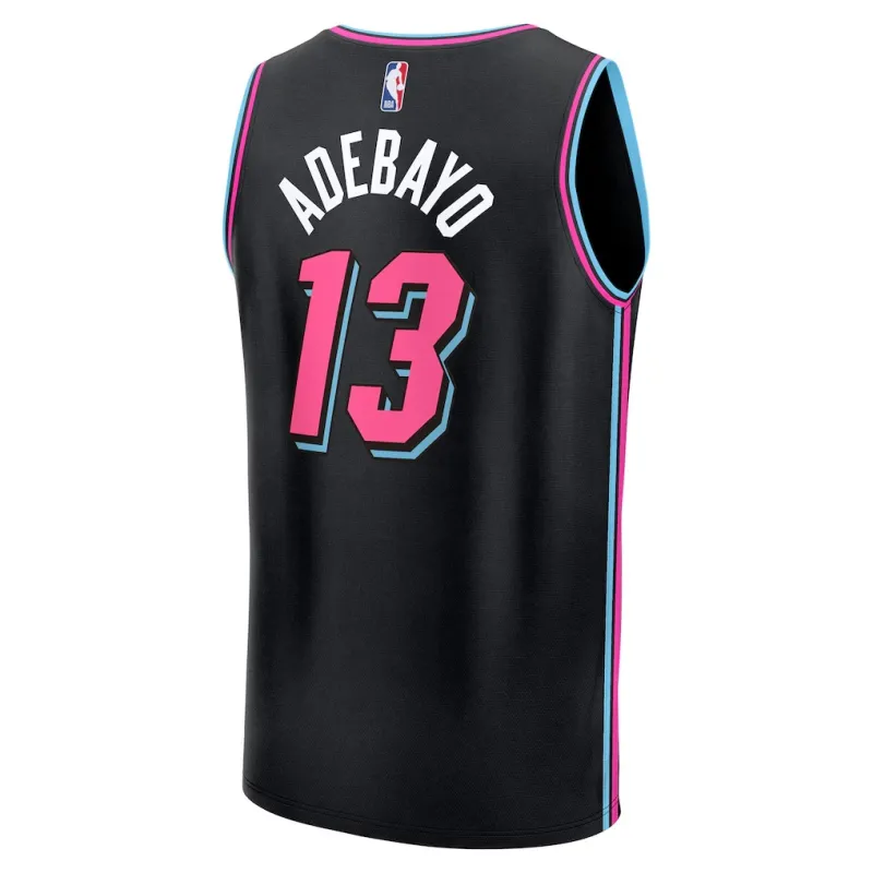 Miami Heat Bam Adebayo 2025/26 Swingman Trikot - Stadtedition - Schwarz