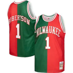Milwaukee Bucks Oscar Robertson 1971/72 Mitchell & Ness Hardwood Classics Split Swingman Trikot