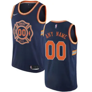 New York Knicks - Edizione Città, Personalizzata, Blu