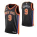 Le maillot de RJ Barrett, New York Knicks, Édition Ville 2022/2023, Noir