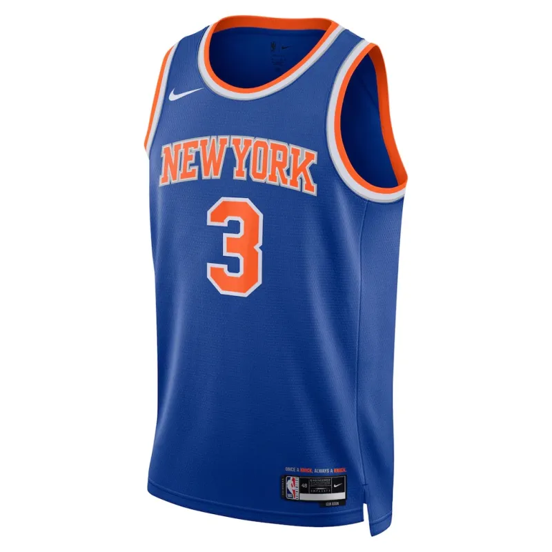 New York Knicks Josh Hart Swingman Jersey - Icon Edition - Blue