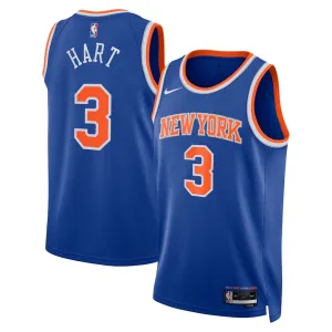 New York Knicks Maglia Swingman Josh Hart - Edizione Icon - Blu