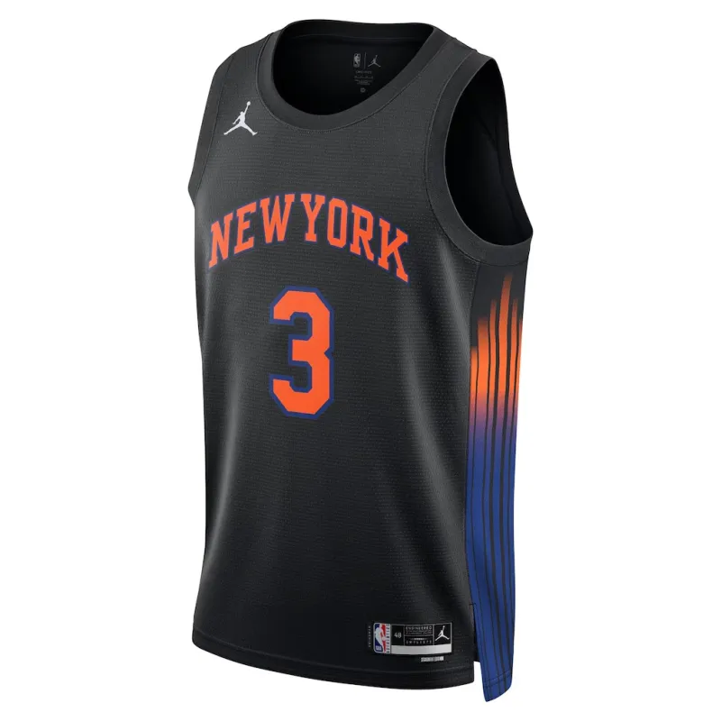 New York Knicks Maillot Swingman Josh Hart - Édition Statement - Bleu