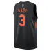 New York Knicks Maillot Swingman Josh Hart - Édition Statement - Bleu
