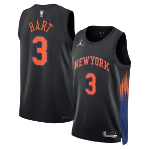 New York Knicks Maglia Swingman Josh Hart - Edizione Statement - Blu