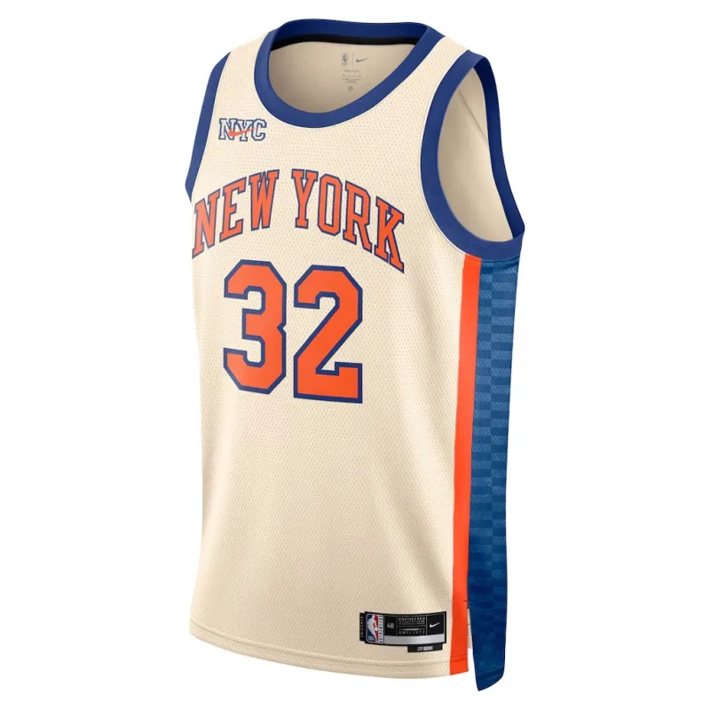 Maillot City Edition Swingman crème New York Knicks Karl-Anthony Towns 2025/26