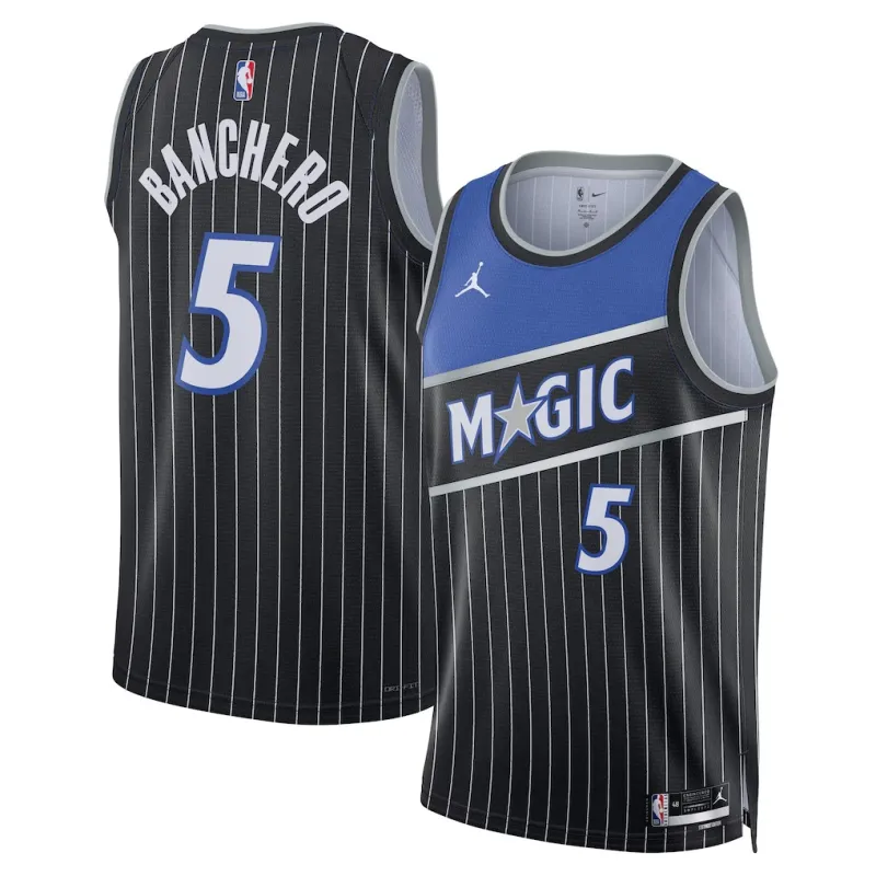 Orlando Magic Paolo Banchero Swingman Trikot - Personalisierung Edition - Schwarz