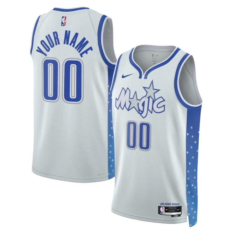 Orlando Magic 2025/26 Swingman City-Edition Unisex-Trikot - Silber