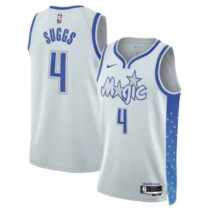 Orlando Magic Jalen Suggs 2025/26 Maglia Swingman - Edición Città - Argento
